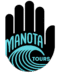logo manota tours en turquesa